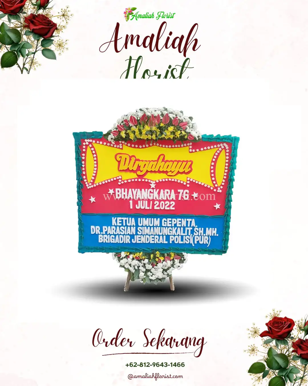 Papan Bunga HUT Ulang Tahun Cikande